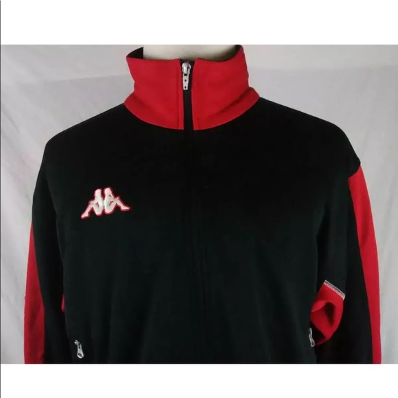 burgundy kappa tracksuit